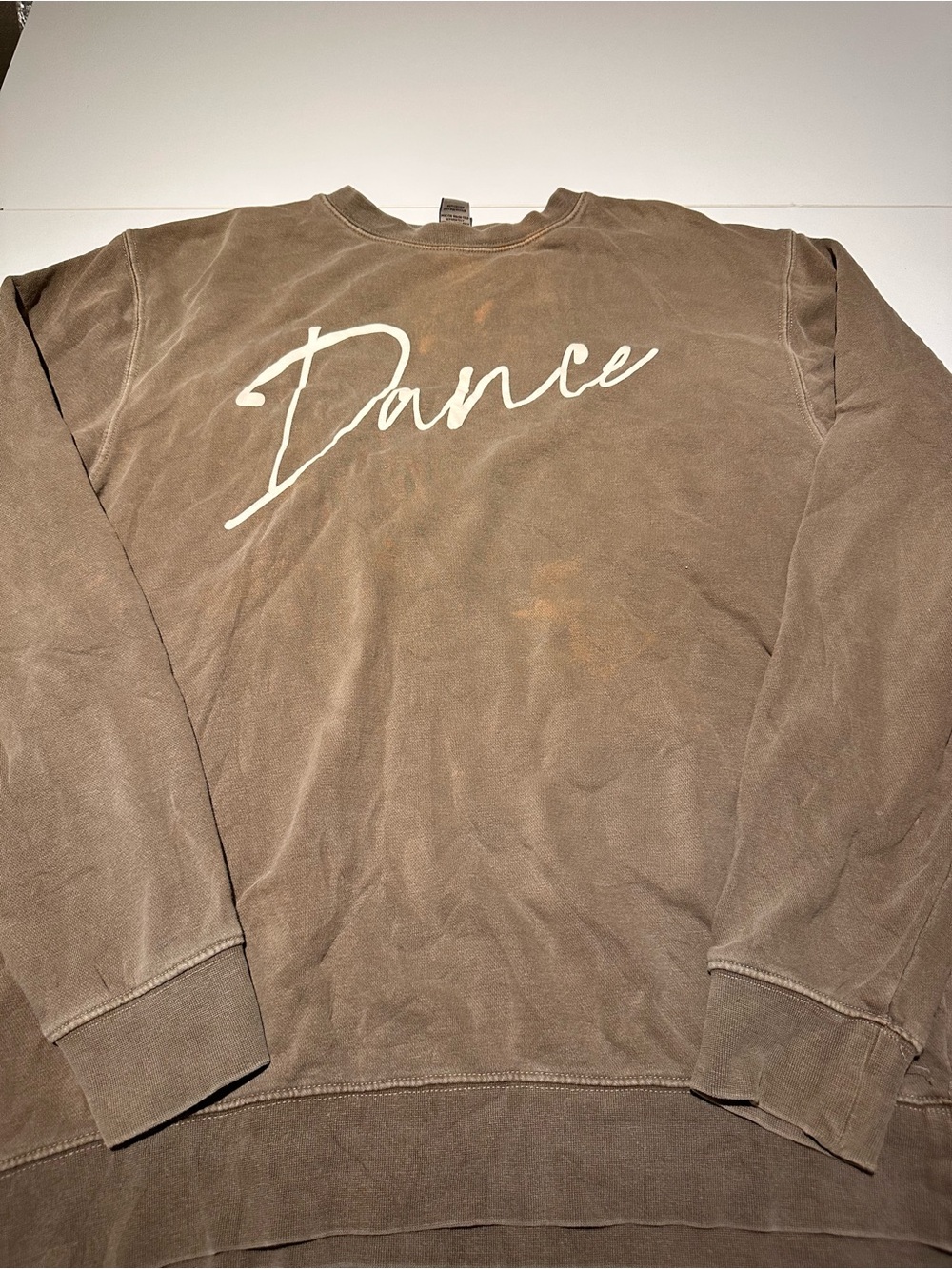 Men's Brown 'Dance' Graphic Crewneck Sweater